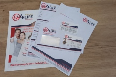 Briefbogen - Visitenkarte - Flyer - Mitgliedschaftsantrag
