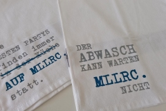 personalisierte Geschirrtücher